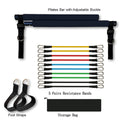 Fitness Yoga Pilates Bar Portable Gym Accessories Sport Elastic