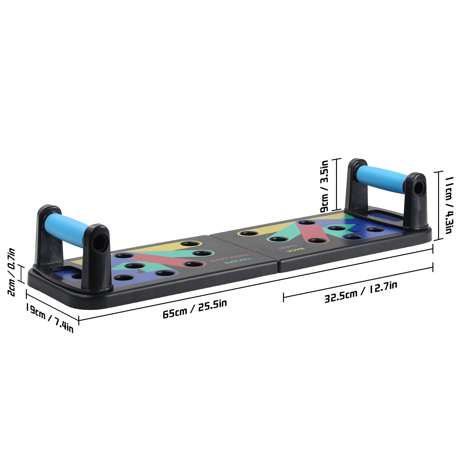 Foldable 9 in 1 Push Up Board